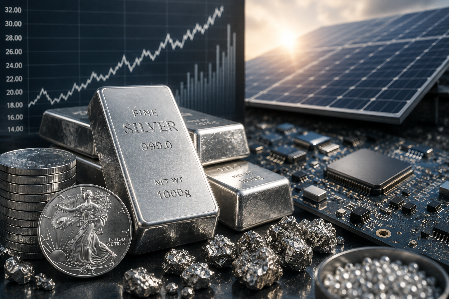 4. Silver: The Dual Asset Between Investment and Industry